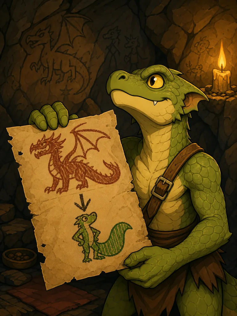 Samozwańczy krewniak smoków (Kobold)