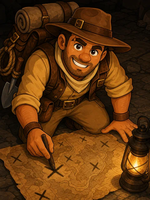 L’Homme aux croix (Chasseur de trésors)
